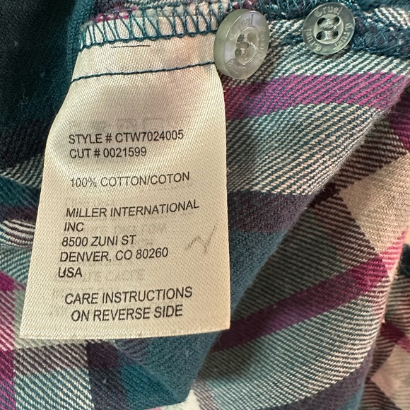 Cruel Girl Plaid Pearl Snap Shirt – Western Button Down Large - Picture 6 of 12